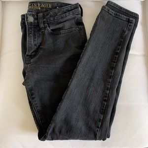 American Eagle black skinny jeans